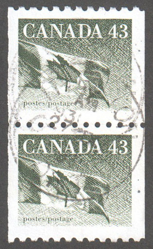 Canada Scott 1395 Used Pair - Click Image to Close